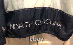 VESTE PUFFER PRO PLAYER UNC TAR HEELS NCAA 90s VTG 2x