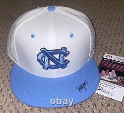 Vance Honeycutt a signé un chapeau de baseball UNC autographié Jsa Tar Heels 7 3/8 Auto