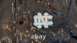 Veste Bomber Femme Mitchell & Ness North Carolina Tar Heels S Paillettes NWT