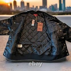 Veste Bomber Femme Mitchell & Ness North Carolina Tar Heels S Paillettes NWT
