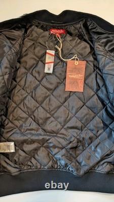 Veste Bomber Femme Mitchell & Ness North Carolina Tar Heels S Paillettes NWT