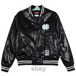Veste Femme M Medium UNC Tar Heels Mitchell & Ness NCAA Noire Sequins NWT