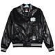Veste Femme M Moyenne Unc Tar Heels Mitchell & Ness Ncaa Noire Paillettes Nwt