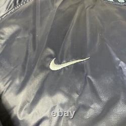 Veste Nike pour hommes de l'Université de North Carolina UNC Tar Heels en satin 3XL Snap