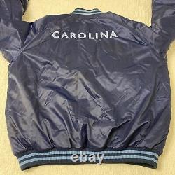 Veste Nike pour hommes de l'Université de North Carolina UNC Tar Heels en satin 3XL Snap