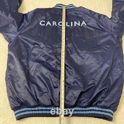 Veste Nike pour hommes de l'Université de North Carolina UNC Tar Heels en satin 3XL Snap