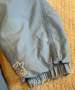 Veste Puffer Vintage Starter North Carolina UNC Tarheels Bleue Taille M pour Homme