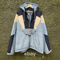 Veste Starter Vintage Université de Caroline du Nord Tar Heels Hommes XXL Années 90