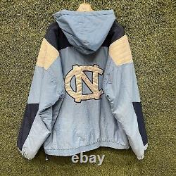 Veste Starter Vintage Université de Caroline du Nord Tar Heels Hommes XXL Années 90
