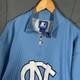 Veste Vtg Starter Unc Tar Heels Taille L Pullover 1/4 Zip Sweatshirt Doublé Ncaa