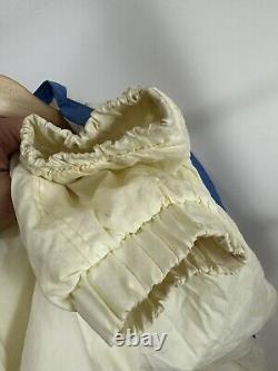 Veste VTG UNC Carolina Tar Heels Rameses Puffer Majestic RARE Coloris Taille L