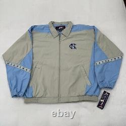 Veste Vintage UNC Université de Caroline du Nord Tar Heels ProPlayer à fermeture éclair intégrale Taille 2XL