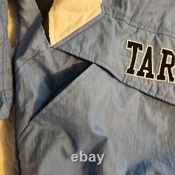Veste à demi-zip Vintage Majestic North Carolina UNC Tar Heels taille XL