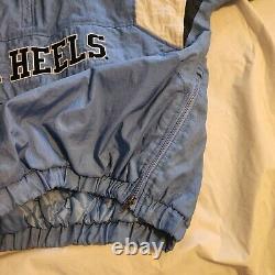 Veste à demi-zip Vintage Majestic North Carolina UNC Tar Heels taille XL