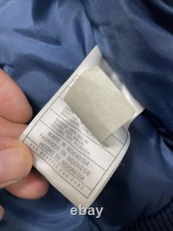 Veste bomber en satin vintage des années 90 Nike North Carolina UNC Tar Heels Taille XXL pour homme