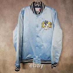 Veste bomber satin lourde NWT Mitchell Ness North Carolina Tarheels L 150 $
