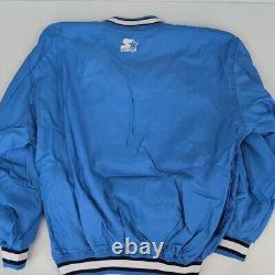 Veste coupe-vent à capuche Vintage Starter UNC Caroline du Nord Taille M. A46