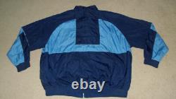 Veste coupe-vent zippée UNC NIKE TEAM rare des années 1980 3XL NORTH CAROLINA TARHEELS