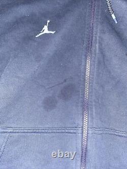 Veste d'équipe pour hommes de football Nike Jordan North Carolina de taille L