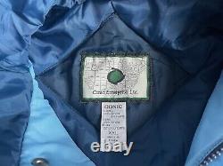 Veste de blouson conique UNC Tar Heels vintage pour hommes taille XXL morte stock NWT 90s NOS