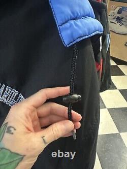 Veste de démarrage vintage pour hommes de taille large des Tar Heels de Caroline du Nord UNC des années 90
