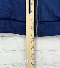 Veste de piste zippée intégrale vintage des années 1990 de Nike North Carolina Tar Heels pour hommes de taille moyenne