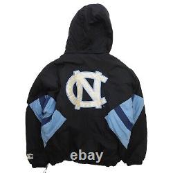 Veste matelassée rétro North Carolina Tar Heels Starter en taille moyenne des années 90 de la NCAA.