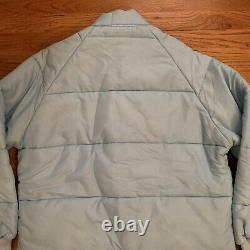 Veste pour hommes Vtg North Carolina Tar Heels Chalk Line UNC Puffer Ski Coat USA Zip L