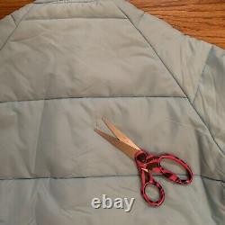 Veste pour hommes Vtg North Carolina Tar Heels Chalk Line UNC Puffer Ski Coat USA Zip L