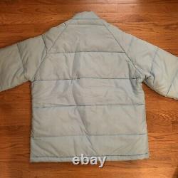 Veste pour hommes Vtg North Carolina Tar Heels Chalk Line UNC Puffer Ski Coat USA Zip L