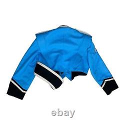 Veste uniforme de la fanfare des Tar Heels de l'UNC VTG RARE objet de collection DÉFAUTS