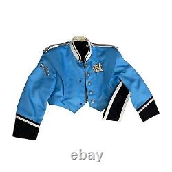 Veste uniforme de la fanfare des Tar Heels de l'UNC VTG RARE objet de collection DÉFAUTS