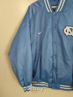 Veste vintage Nike North Carolina Tar Heels bleu poudre pour hommes XL