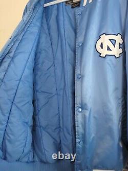 Veste vintage Nike North Carolina Tar Heels bleu poudre pour hommes XL