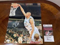 Vince Carter UNC North Carolina Tar Heels NCAA Basketball Photo 11x14 Signé JSA