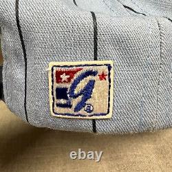 Vintage 90's Le Jeu North Carolina Tar Heels Pinstripe Snapback Hat UNC