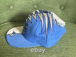 Vintage 90s Caroline Du Nord Starter Tarheels Whiteside Ws Shockwave Hat Rare Unc