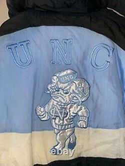 Vintage 90s Ncaa Unc North Carolina Tar Talons Blue Jacket Bomber Vtg XL