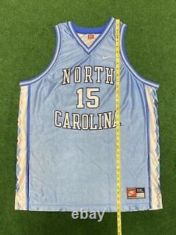 Vintage 90s Nike Caroline Du Nord Vince Carter Tar Talons Basketball Jersey Hommes XXL