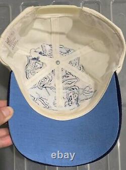 Vintage 90s Unc North Carolina Tar Talons Le Jeu Big Logo Snapback Hat Cap Ncaa