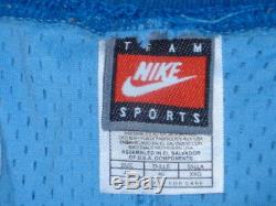 Vintage Authentique Nike Unc Tar North Carolina Sh Heel Shorts Bleu 40 Taille Rare XXL