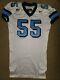 Vintage Game Worn Unc Tar Talons Football Jersey #55 Taille 52 Pro-cut