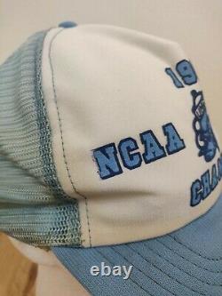 Vintage North Carolina Tarheels Snapback Hat Cap Unc Ncaa 1982 Champions Jordan