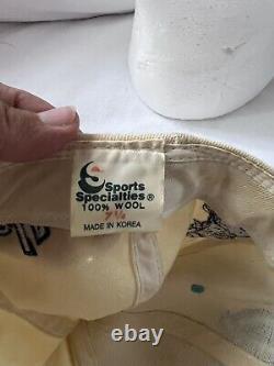 Vintage Unc Tarheels Sports Spécialités Laine Fitted 7 1/4 Casquette Logo Rare