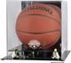 Vitrine En Verre Du Ballon D'or Des Champions Nationaux De Basketball Masculin Ncaa 2017 Des Tar Heels De L'unc