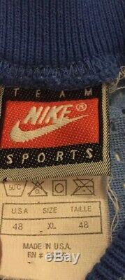 Vrai Vtg Années 80 Nike Made USA North Carolina Tar Heels Kenny Smith XL Unc Jersey 30