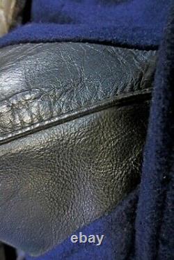 Vtg 70's Authentic Rare North Carolina Tar Heels Varsity Leather Wool Jacket Unc