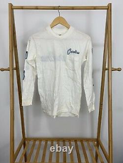 Vtg 80s Unc Tar Talons Carolina Pocket Sleeve Graphic T-shirt Taille S USA