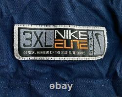 Vtg Nike Elite Michael Jordan Jersey Unc Tarheels Hommes 3xl Caroline Du Nord Marine