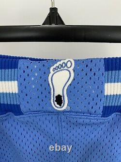 Vtg Nike North Carolina Tar Heels Unc Authentic Basketball Shorts Taille 36 (l)